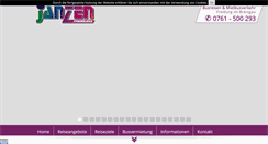 Desktop Screenshot of janzen-reisen.de